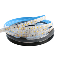 Bande lumineuse LED 2835 haute densité 12V 24V, 240 LED, 80RA+, étanche IP65, PVC 8mm, rétroéclairage pour armoire, comptoir, cuisine, bar