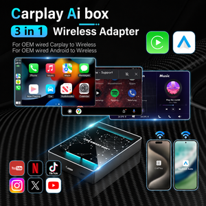 อะแดปเตอร์พกพา Magic Carplay Android Auto แบบเสียบใช้งานได้ทันที พร้อมระบบวิดีโอมัลติมีเดียในตัว สำหรับเครื่องเสียงติดรถยนต์เดิม - Product Image 1