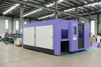 Machine de découpe laser à fibre CNC à table d'échange automatique et couvercle intégral 3015 4020 6020 3kw 6kw 12kw 20kw pour la découpe de métaux