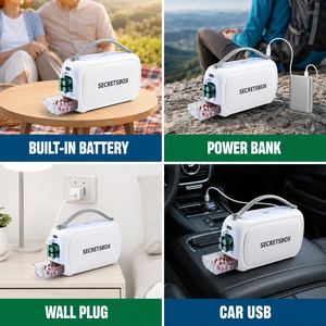 กล่องเก็บอินซูลินไฟฟ้า SECRETSBOX พร้อมแบตเตอรี่แบบชาร์จได้ 1000mAH ตู้เย็นขนาดเล็กสำหรับพกพา ใช้ในโรงแรมและนอกสถานที่ - Product Image 3