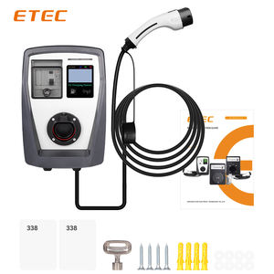 Caricatore domestico trifase <span class=keywords><strong>ETEC</strong></span> per auto elettriche, tipo 2, IEC61851, 22KW 32A, con scheda RFID, Wallbox con cavo da 5 metri, IP54, ingresso 380V. - Product Image 5