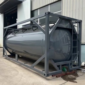 Conteneur-citerne ISO 20 pieds en acier inoxydable pour liquides chimiques, avec revêtement PE, pour le transport de sodas et d'acides - Fournisseur d'usine - Product Image 4