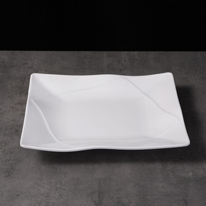 Assiette carrée en mélamine de 7/8/9/10/11 pouces au design moderne, écologique, pour restaurant, buffet, service traiteur - Product Image 5