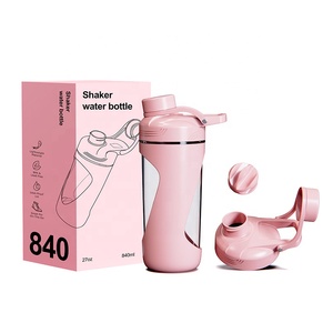 בקבוק חלבון 28 אונקיות מפלסטיק טריטן, אטום לדליפות, לשתייה ישירה, ללא BPA, ידידותי לסביבה, עם חלון שקוף. - Product Image 1