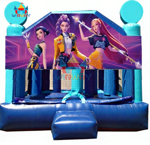 Castillo Inflable con Tobogán Temático de Demon Hunters de K-Pop - Castillo Inflable para Niños para Fiestas Modernas - Product Image 5