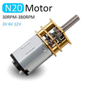 Chaoli 3V 12V 24V <span class=keywords><strong>DC</strong></span>ギアモーター 50RPM <span class=keywords><strong>200rpm</strong></span> 低騒音 N10 N20 N30 スパーギアモーター 電動ドアロック DIY ロボットアーム ロボット用 - Product Image 2