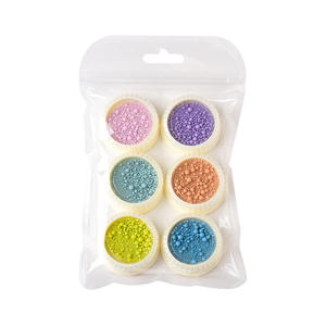 Lot de 6 bijoux boule d'acier, macaron bulle perle taille mixte ongles <span class=keywords><strong>caviar</strong></span> 3D breloques pour ongles, nouveauté - Product Image 6