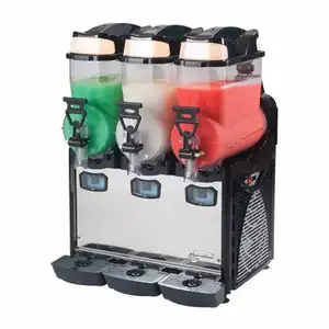 Supertise Commercial 3 Tank Frozen Drink Beverage Machine Frozen Cocktail Slushy Machine Granita Margarita Slush Slushie Machine