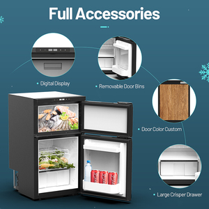 Dr80 12V ngoài trời điện Cooler di động tủ lạnh xe ô tô xe RV Tủ đông cắm trại tủ lạnh cho RV các thiết bị - Product Image 3