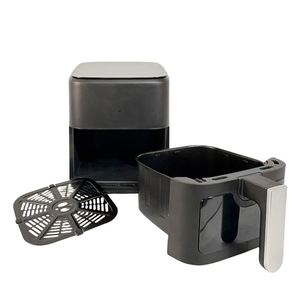 Friteuse à air moderne 4,5 L avec fenêtre de visualisation, contrôle numérique intelligent, design carré pour la cuisine électrique domestique - Product Image 5