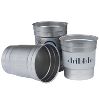 Tasses réutilisables en aluminium pour camping et fêtes, gobelets jetables et recyclables pour boissons froides, idéaux pour les bars et événements en extérieur