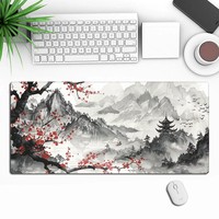 Alas Mouse Gaming Anime Series untuk E-sports, Kantor, Keyboard, Ukuran Besar, Dapat Dikustomisasi Logo