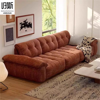 Ensemble de canapés modulaires modernes avec tissu en chenille, assise profonde, coussins moelleux et fonctions inclinables pour salon