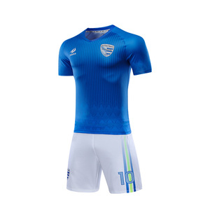 Zhouka custom blue and white football shape wholesale 2018 new item sublimation full set football shape - Product Image 1