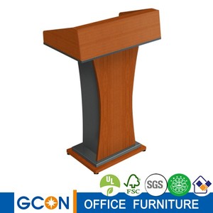 Nhà máy tùy chỉnh bán buôn nền tảng giảng dạy bục Nhà thờ bục giảng và bục giảng với người giữ cuốn sách - Product Image 6