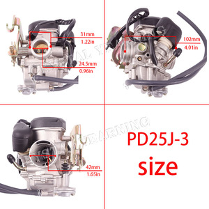 Qualité authentique pour 5NW00 100cc 125cc 150CC CVK24.5 CVk25 <span class=keywords><strong>25mm</strong></span> YAMAHA 2024 GQR125-C Kit de réparation de carburateur de course de moto - Product Image 6