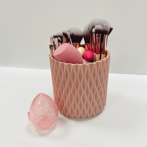 Juego de 18 Brochas de Maquillaje Profesionales con Logotipo Personalizado, MOQ 50, para Base, Corrector, Sombra de Ojos, Mango de Madera, Pelo Sintético, <span class=keywords><strong>5</strong></span> Esponjas Faciales - Product Image 5