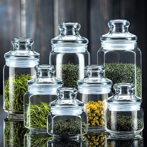 Pot <span class=keywords><strong>en</strong></span> <span class=keywords><strong>verre</strong></span> hermétique de qualité alimentaire <span class=keywords><strong>Luminarc</strong></span> Factory 0,5L 0,75L 1L <span class=keywords><strong>avec</strong></span> <span class=keywords><strong>couvercle</strong></span> supérieur pour collations, thé, café, épices - Product Image 2