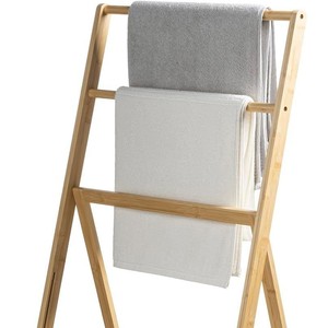 Cross-border foldable clothes rack, bedside storage, <b>hat</b> rack, home bathroom storage, towel rack, living room floor-<b>standing</b> - Product Image 3