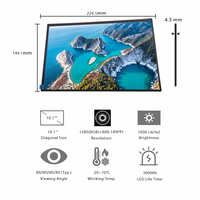 10,1 Zoll IPS TFT LCD Displaymodul 1280x800 Hohe Helligkeit Industrieller Touchscreen-Panel zur Montage für HMI-Systeme