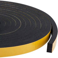 Ruban adhésif en mousse de caoutchouc EPDM auto-adhésif, imperméable, isolant, pour le remplissage des espaces entre les portes et les fenêtres, insonorisant et amortissant