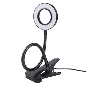 Lampe de bureau LED moderne avec protection oculaire, en aluminium, petite taille, idéale pour dortoir étudiant, chambre à coucher, bureau, chevet, lecture, diffusion en direct - Product Image 1