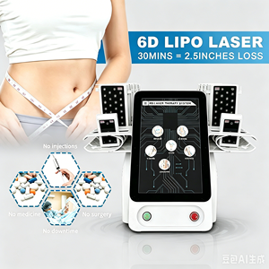 Портативный диодный лазер 6D Pro Lipo для коррекции фигуры, профессиональный прибор для уменьшения жира, для коммерческого использования, гарантия 2 года - Product Image 1