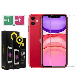 מסך מגן עבור iPhone 11 פרו מקס XS Max XR מזג זכוכית עבור iPhone 7 8 בתוספת SE2 מגן סרט עם תיבה הקמעונאי