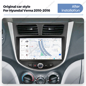 DUDUAUTO DUDU7 A7870 2Din <span class=keywords><strong>Android</strong></span> CarPlay monitör araba radyo Hyundai Solaris Verna <span class=keywords><strong>Accent</strong></span> 1 2010-2016 - Product Image 3