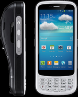 Chainway C75 PDA Portátil de 5.2 Pulgadas con Diseño Robusto, Escáner de Código de Barras de Mano, Impresora Integrada, Lector RFID, Imprime Etiquetas, Android