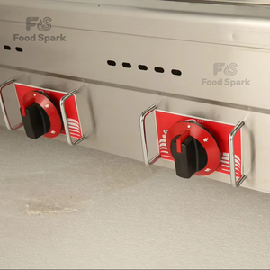 Equipo de Cocina Comercial, Parrilla de <span class=keywords><strong>Gas</strong></span> con Superficie de Piedra Volcánica <span class=keywords><strong>para</strong></span> Asar Filetes y Carnes <span class=keywords><strong>a</strong></span> la Parrilla - Product Image 6