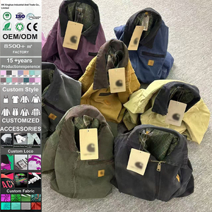 เสื้อแจ็คเก็ตบอมเบอร์ผู้ชาย ดีไซน์ลายพรางฤดูหนาวดีทรอยต์ คุณภาพสูง รุ่น Shearing VersionMain Line คอตั้ง ผ้าฝ้าย 100% กันลม ผ้าเดนิม - Product Image 1