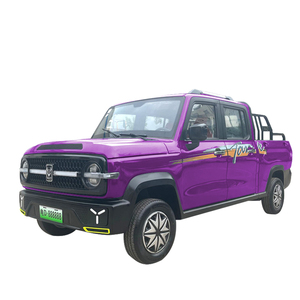 Nouvelle Arrivée Mini Pick-up Électrique 5 Places à Propulsion Arrière Batterie Lithium Caméra Arrière Toit Métallique Porte-Bagages Intérieur Lumineux Commande Tactile Unique - Product Image 1