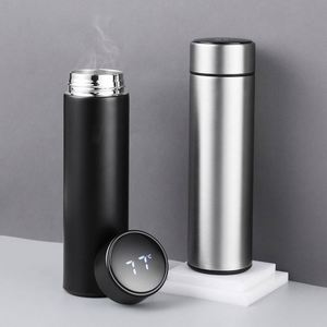 Bouteille d'eau isotherme intelligente en acier inoxydable avec affichage numérique LED de la température, 500 ml, vierge pour sublimation, avec rappel intelligent - Product Image 2