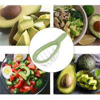 Coupe-avocat manuel multifonctionnel en acier inoxydable coupe-avocat créatif cuisine carottier karité outil de cuisine beurre fruits