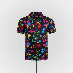 เสื้อยืดลำลองแบบยูนิเซ็กซ์ แขนสั้น ผ้าถักผสมสแปนเด็กซ์/โพลีเอสเตอร์ 220 กรัม ลายกอล์ฟ ระบายอากาศได้ดี ทรงปกติ รับผลิตตามแบบ (OEM) ขายส่ง - Product Image 2