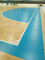 Balle de basket en bois pour tennis de table Planches de plancher d'intérieur en érable dur Piste de danse de yoga