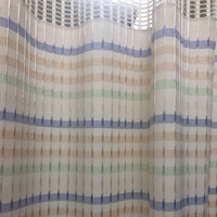 Jacquard 7.5m * 2m Polyester Tissu Anti Bactérien Intimité Hôpital avec Tige Antibactérien Hôpital Rideau