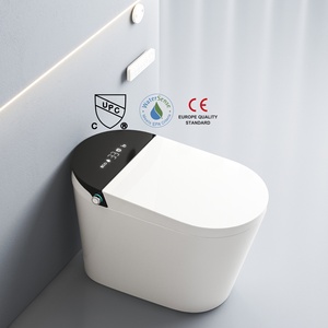 Электрический Интеллектуальный CUPC <span class=keywords><strong>CE</strong></span> ETL напольный набор хорошего качества сантехника Inodoro ванная цельный керамический умный туалет - Product Image 1