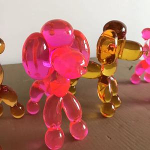 Negozio Visual Merchandising decorativo in <span class=keywords><strong>resina</strong></span> trasparente <span class=keywords><strong>palloncino</strong></span> <span class=keywords><strong>cane</strong></span> - Product Image 4