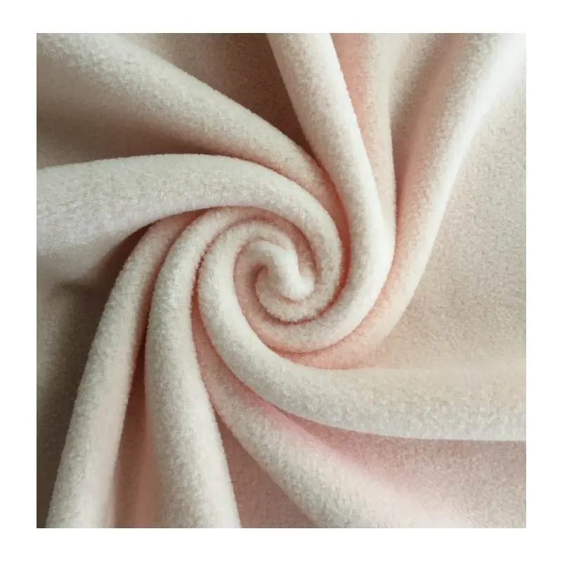 % 100% Polyester her iki taraf fırçalanmış ve bir tarafı anti-boncuklanma DTY Polar Polar kumaş