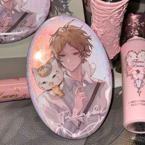 Vigreat 2026 New Personalises logo Metal Tinplate Metal Decorative 58mm Custom Can Heart Shapes Ellipse Anime Maker <strong>Button</strong> <strong>Pin</strong> - Product Image 1