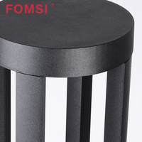 FOMSI Lumière de jardin LED extérieure 7W Étanche en aluminium Éclairage décoratif de pelouse Classement IP65 Lumière de borne de pelouse Lumières de chemin