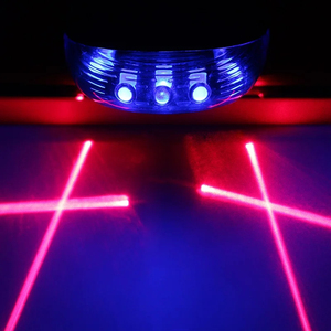 Nouvelles lumières laser de qualité, lampe clignotante LED, feu arrière de vélo, lumière de sécurité LED pour vélo, modes d'éclairage - Product Image 5