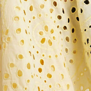 Robe longue brodée sans bretelles, ajourée et cintrée à la taille, en coton respirant de haute qualité, style OEM - Product Image 6