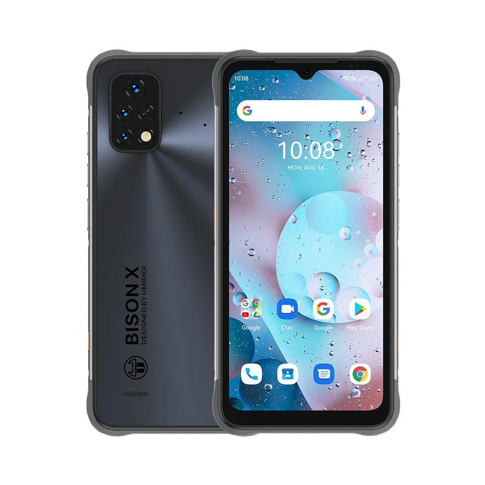 New Arrivals Umidigi Bison X10G X10S Rugged Phone 4gb+32gb Ip68/ip69k 6150mah Battery 6.53 Inch Waterproof Android Smartphones
