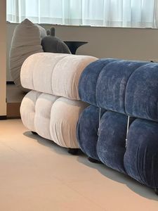 Modern İtalyan kanepe lüks L şekli rahat modüler kanepe oturma odası mobilya yüksek yoğunluklu köpük seti Mario Bellini kanepe - Product Image 2