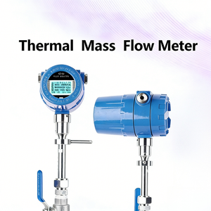 Débitmètre massique thermique à insertion par raccordement à bride en acier inoxydable 304 <span class=keywords><strong>pour</strong></span> biogaz industriel et gaz d'évacuation - Product Image 1
