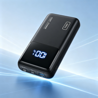 Batterie externe INIU BI-B63 25000mAh 65W avec charge rapide USB C PD QC, chargeur portable avec écran LED numérique pour les voyages et le camping