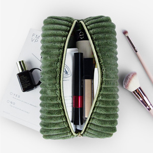 Bolsa Organizadora <span class=keywords><strong>de</strong></span> <span class=keywords><strong>Maquillaje</strong></span> Plegable Impermeable Acolchada <span class=keywords><strong>de</strong></span> Color Sólido <span class=keywords><strong>de</strong></span> la Serie Premium JOYSUN, Estuches Cosméticos con Cierre <span class=keywords><strong>de</strong></span> Cordón - Product Image 2